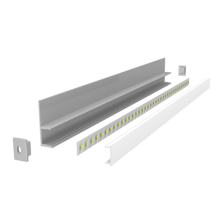 HCP-4913611 - Silver Gyprock Aluminium Profile
