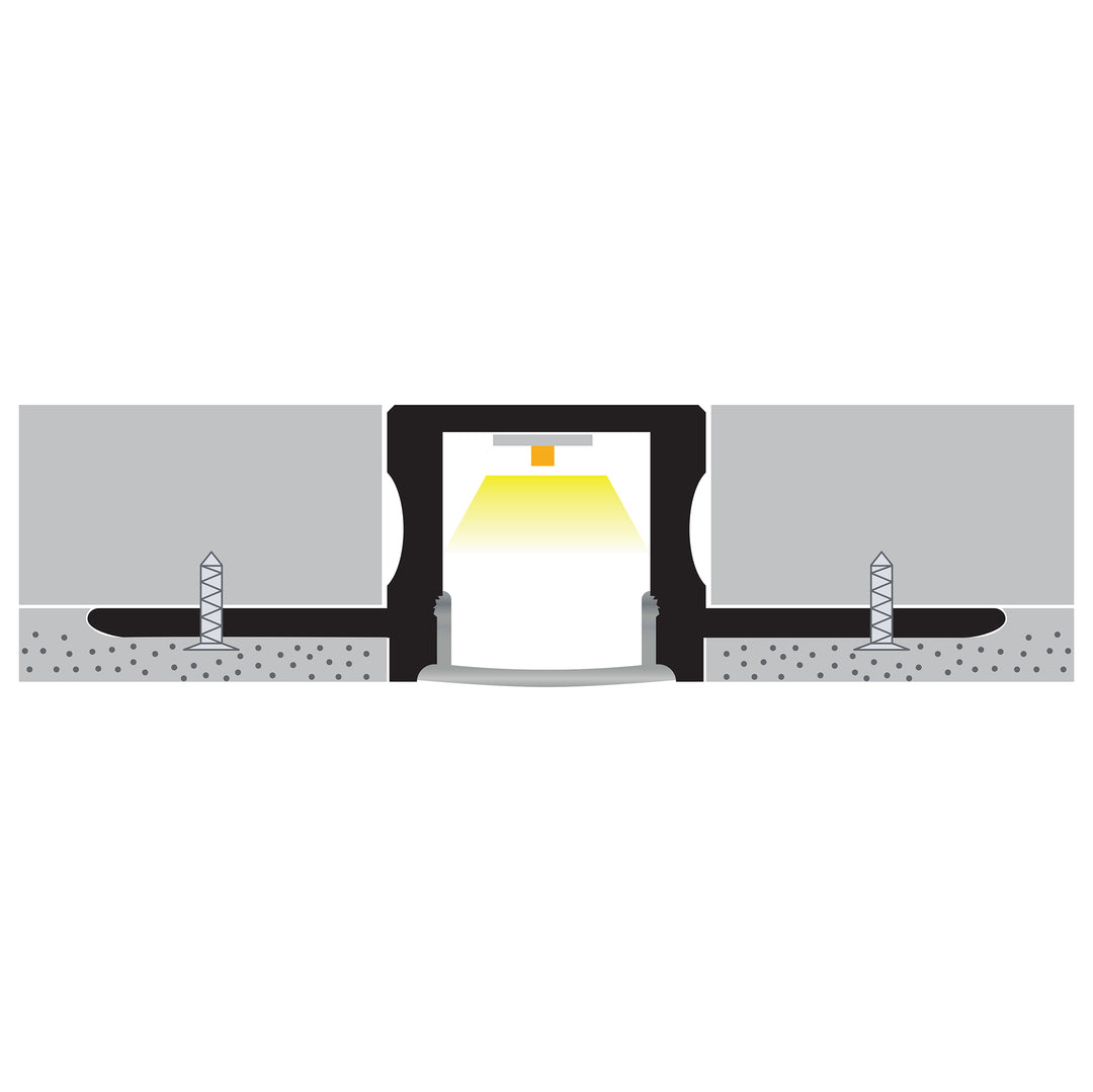 HCP-4915115 - Silver Square Gyprock Aluminium Profile