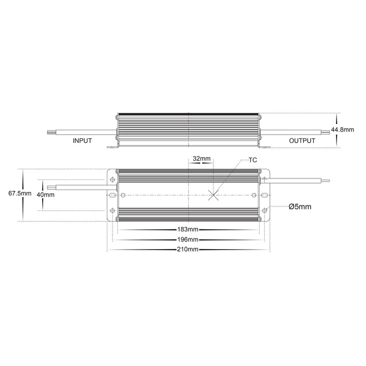 HCP-52240 - 100w 24v DC Weatherproof LED Driver