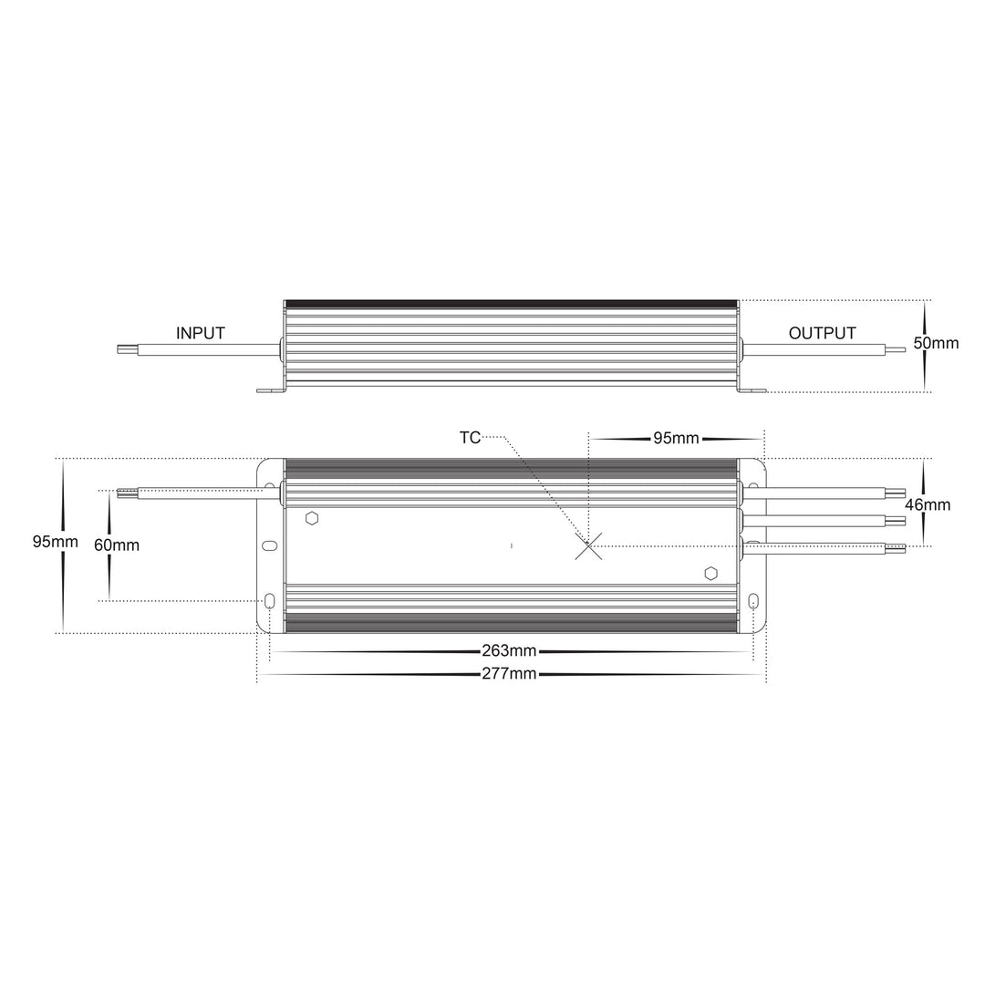 HCP-52270 - 300w 24V DC Weatherproof LED Driver