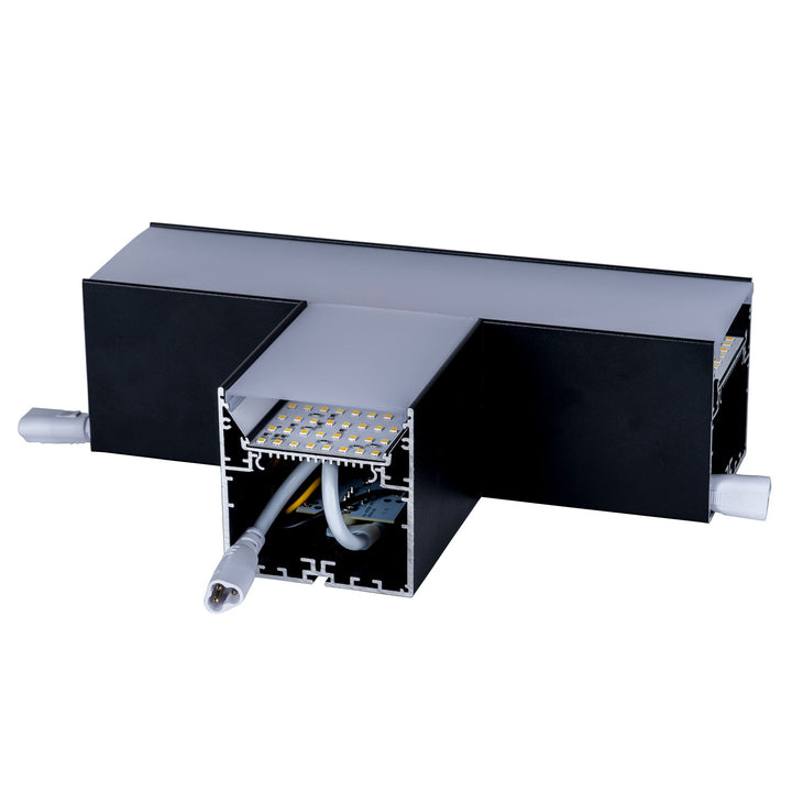 HCP-602002-T | HCP-602004-T - Black 15w T-Shape TRI Colour Proline Connector