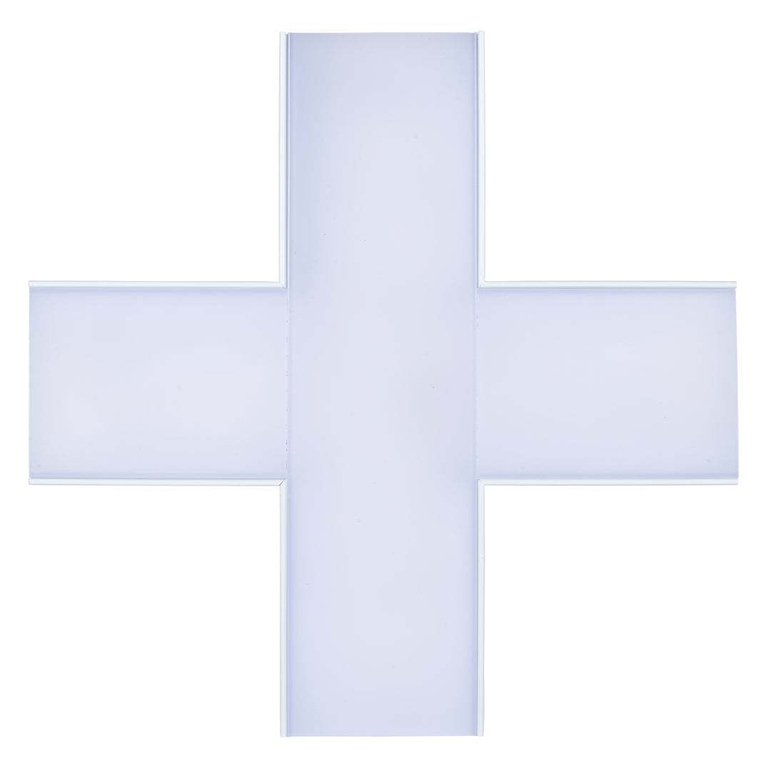 HCP-603002-X / HCP-603004-X - White 20w X-Shape TRI Colour Proline Connector