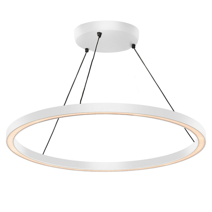 HCP-643130 / HCP-643133 / HCP-643134  - White 800mm 40w Circa Pendant