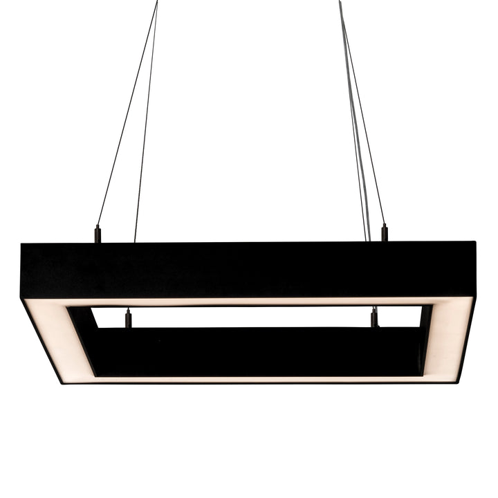 HCP-672850 - Black 600mm x 600mm Square LED Pendant