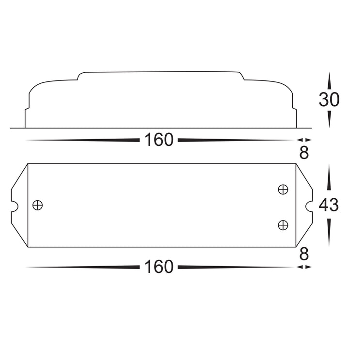 HCP-71211 - 0-1/10V Single Colour LED Strip Controller