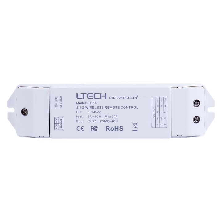 HCP-76242 - 4 Channel RF LED Strip Receiver