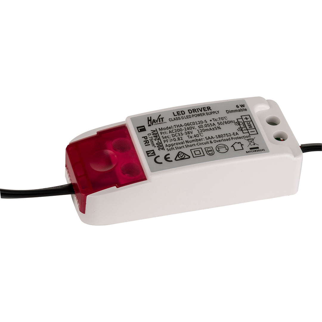 HCP-81320606 | HCP-81340606 - White Round Tilt 6w Recessed LED Downlight