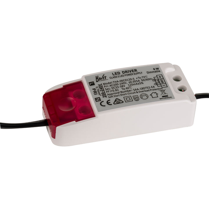 HCP-81320606 | HCP-81340606 - White Round Tilt 6w Recessed LED Downlight
