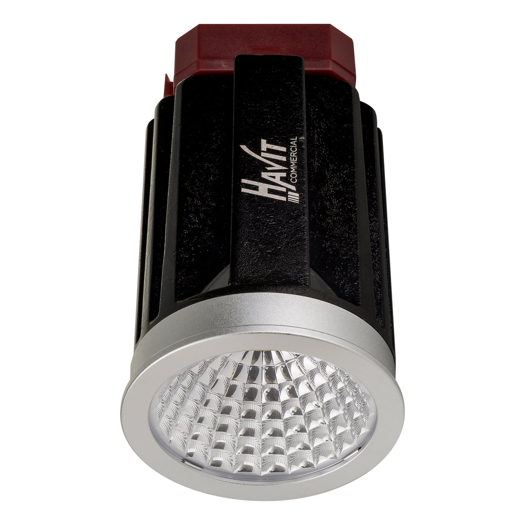 HCP-81320809 / HCP-81340809 - White Square Tilt 9w Recessed LED Downlight