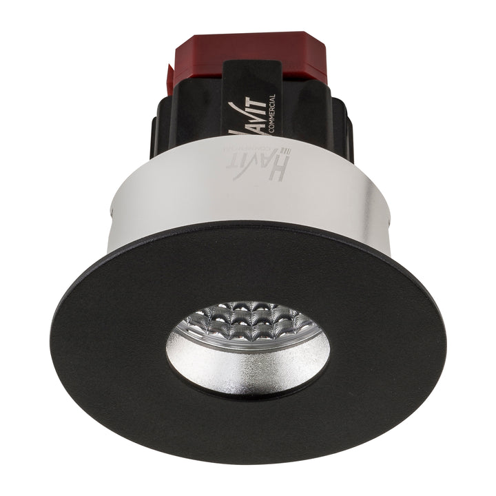HCP-81220706 | HCP-81240706 - Black Round Pinhole 6w Recessed LED Downlight