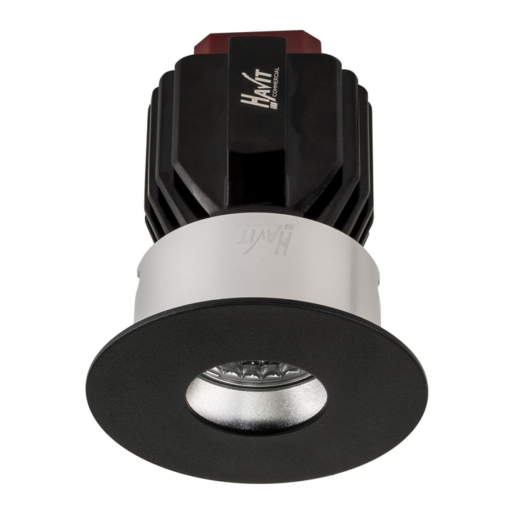 HCP-81220717 / HCP-81240717 - Black Round Pinhole 17w Recessed LED Downlight