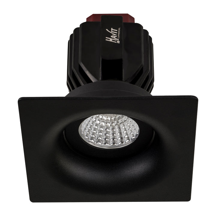 HCP-81220817 / HCP-81240817 - Black Square Tilt 17w Recessed LED Downlight