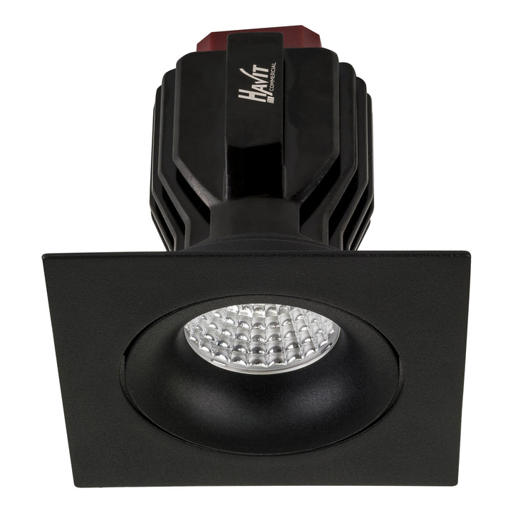 HCP-81220917 / HCP-81240917 - Black Square Tilt 17w Recessed LED Downlight