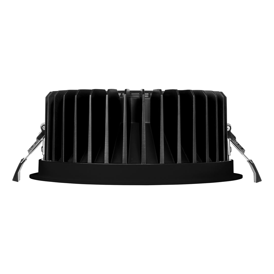 HCP-81222138 | HCP-81242138 - Black 38w IP65 5 Colour Dimmable Recessed LED Downlight