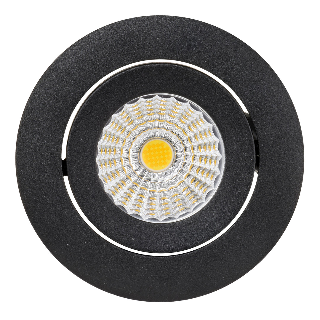 HCP-81250613 - Black Round Tilt 13w Dali Tunable Recessed LED Downlight