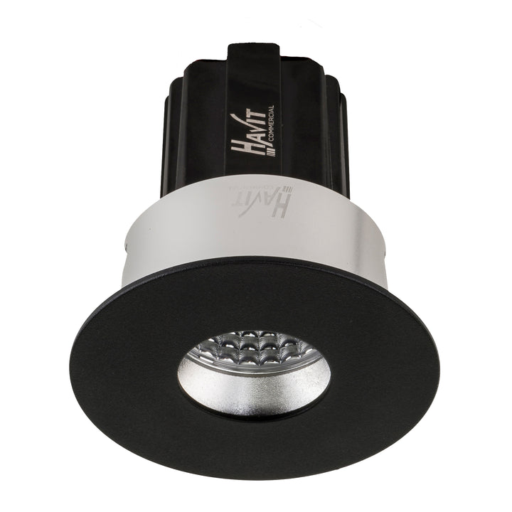 HCP-81250713 - Black Round Pinhole 13w Dali Tunable Recessed LED Downlight