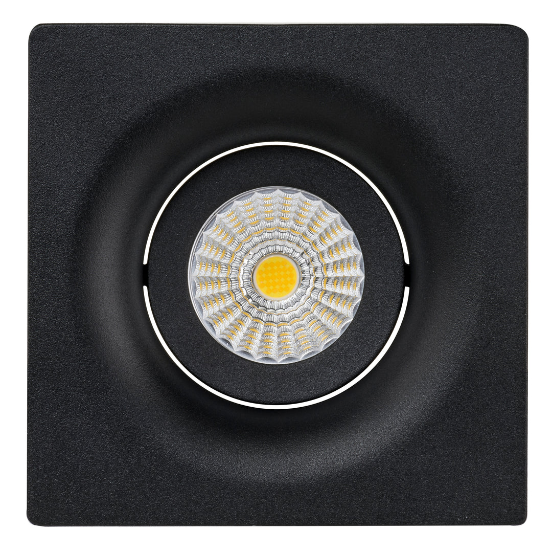 HCP-81250813 - Black Square Tilt 13w Dali Tunable Recessed LED Downlight