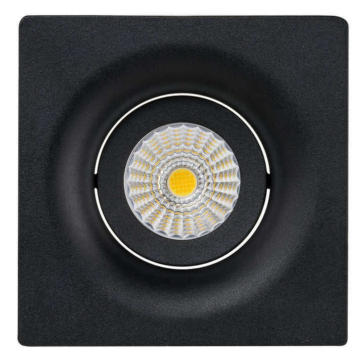 HCP-81250813 - Black Square Tilt 13w Dali Tunable Recessed LED Downlight