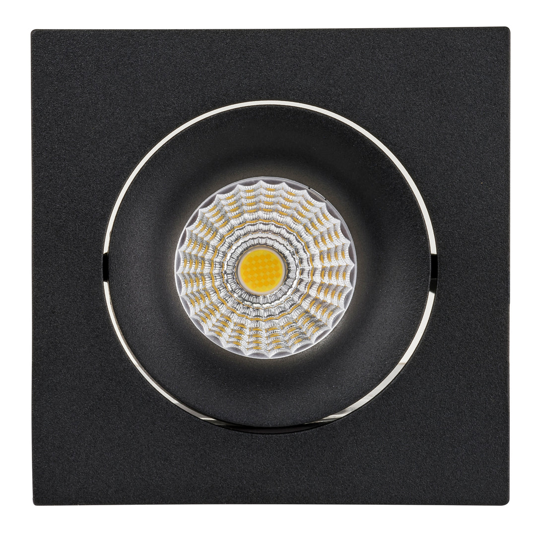 HCP-81250913 - Black Square Tilt 13w Dali Tunable Recessed LED Downlight
