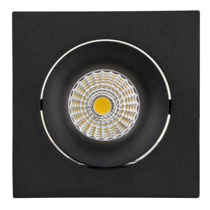 HCP-81250913 - Black Square Tilt 13w Dali Tunable Recessed LED Downlight