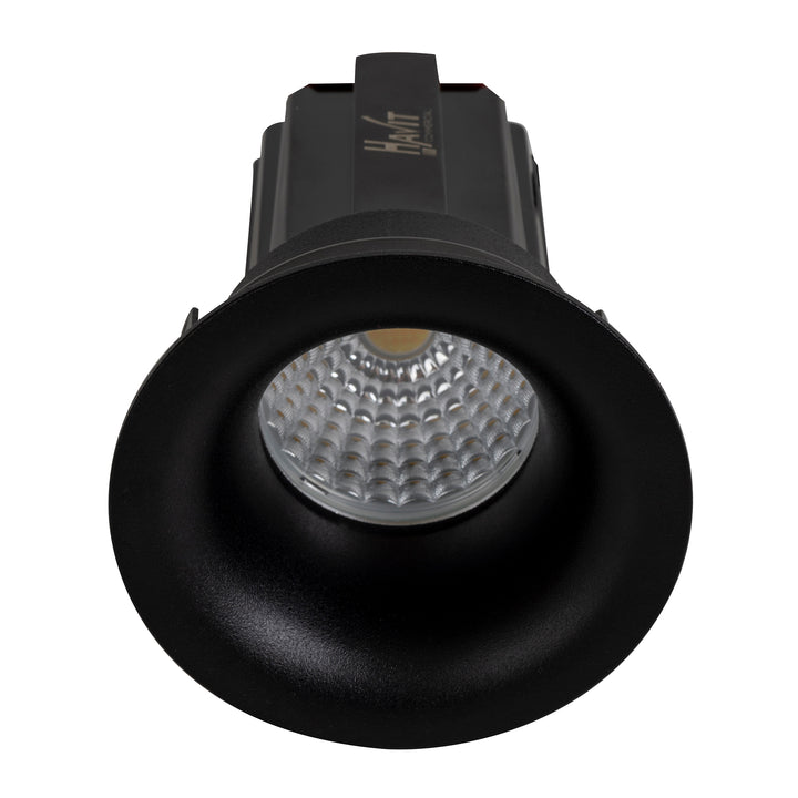HCP-81251313 - Black Round Fixed 13w Dali Tunable Recessed LED Downlight