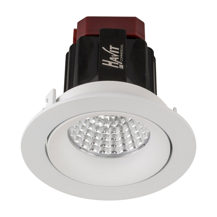 HCP-81320206 | HCP-81340206 - White Round Tilt 6w Recessed LED Downlight