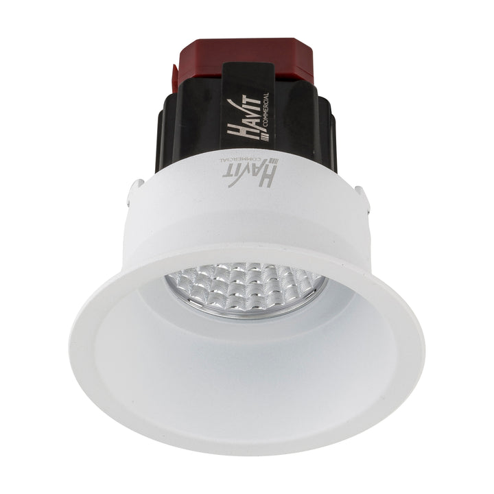 HCP-81320306 | HCP-81340306 - White Round Deep Fixed 6w Recessed LED Downlight