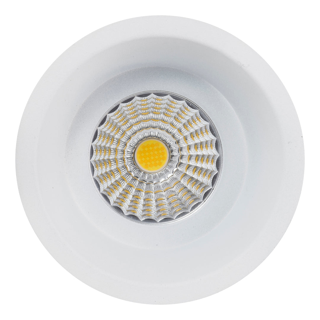 HCP-81320309 / HCP-81340309 - White Round Deep Fixed 9w Recessed LED Downlight