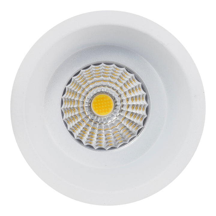 HCP-81320309 / HCP-81340309 - White Round Deep Fixed 9w Recessed LED Downlight
