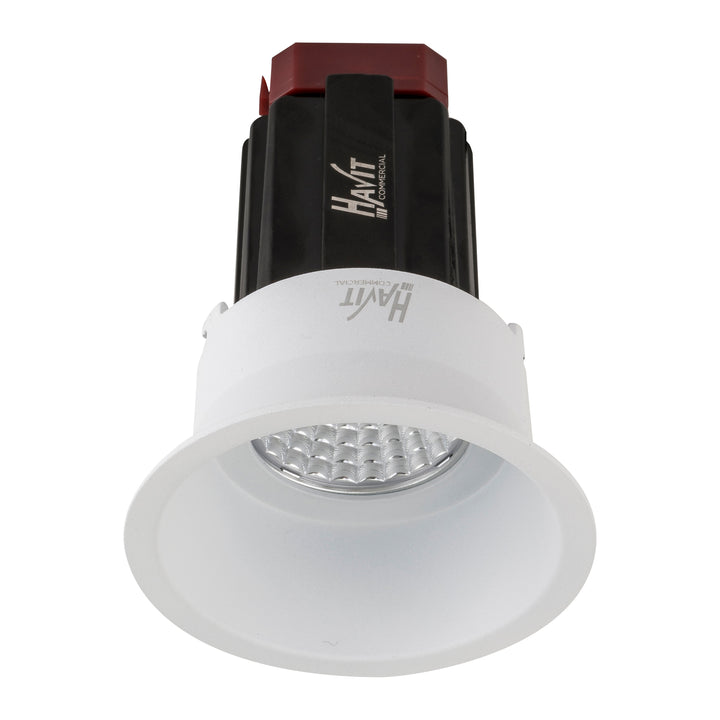 HCP-81320313 / HCP-81340313 - White Round Deep Fixed 13w Recessed LED Downlight