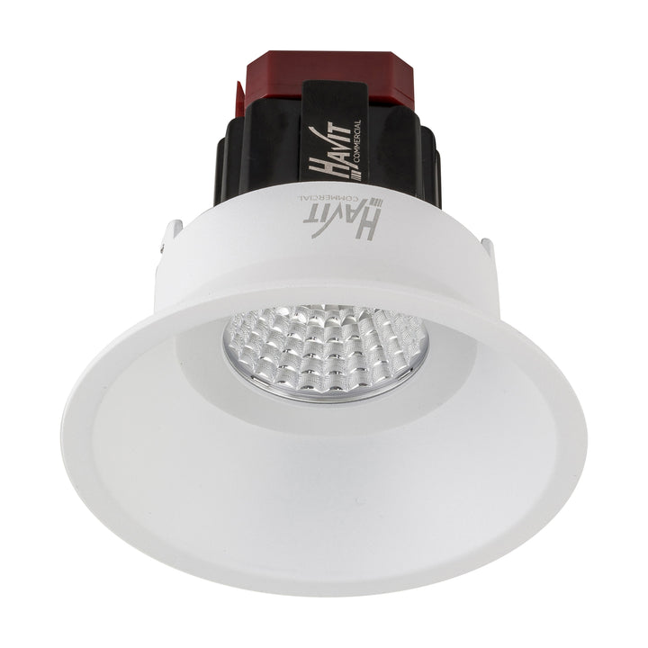 HCP-81320406 | HCP-81340406 - White Round Deep Fixed 6w Recessed LED Downlight