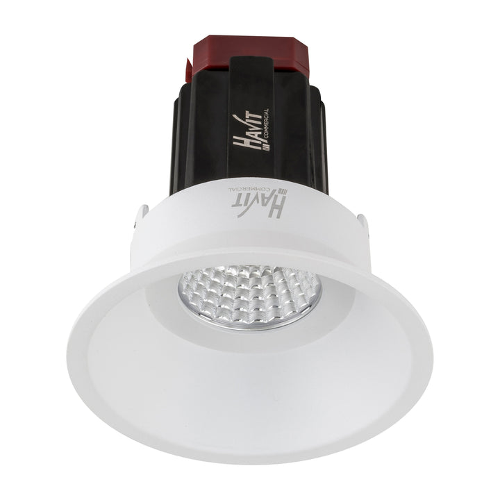 HCP-81320409 /  HCP-81340409 - White Round Deep Fixed 9w Recessed LED Downlight