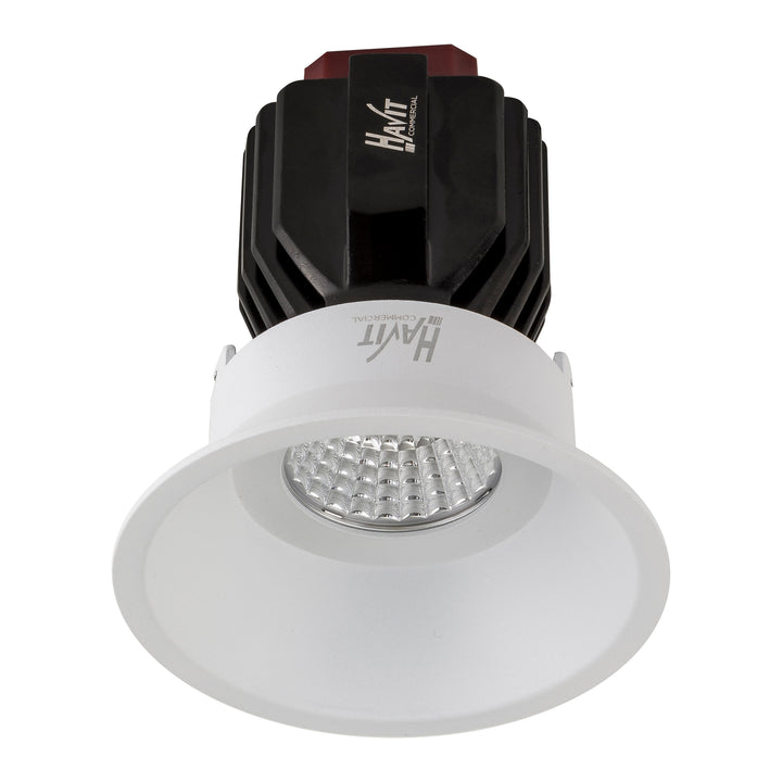 HCP-81320417 / HCP-81340417 - White Round Deep Fixed 17w Recessed LED Downlight