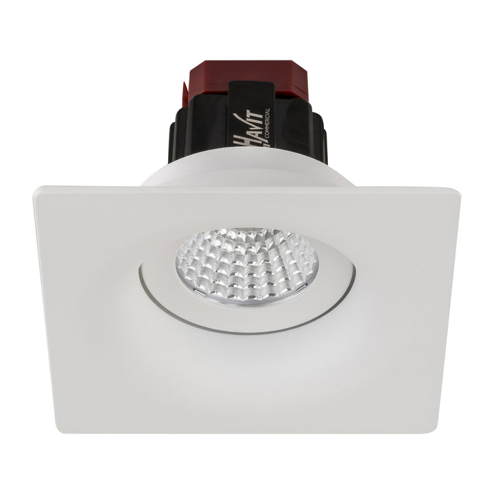 HCP-81320806 | HCP-81340806 - White Square Tilt 6w Recessed LED Downlight