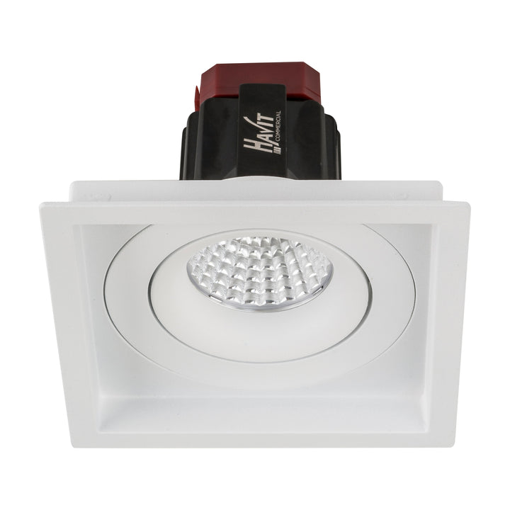 HCP-81321006 | HCP-81341006 - White Square Tilt 6w Recessed LED Downlight