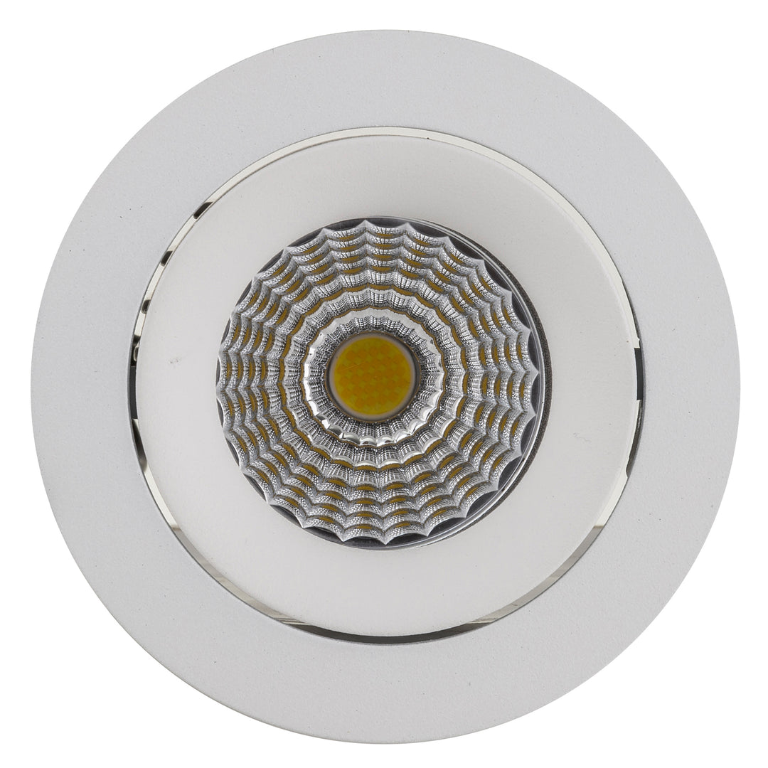 HCP-81350213 - White Round Deep Tilt 13w Dali Tunable Recessed LED Downlight