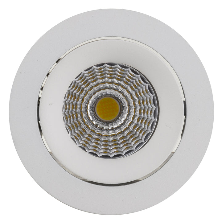 HCP-81350213 - White Round Deep Tilt 13w Dali Tunable Recessed LED Downlight