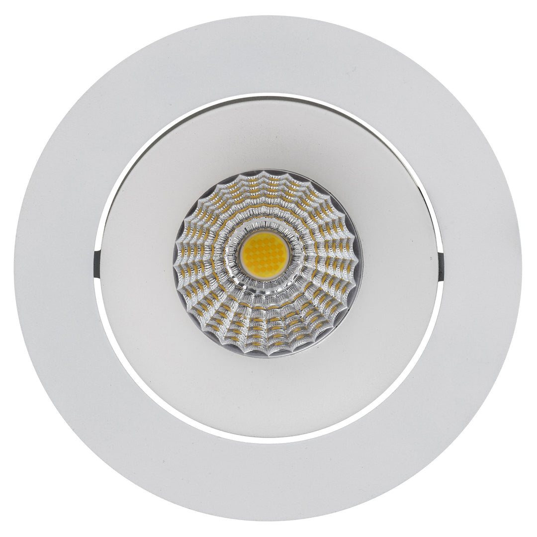 HCP-81350513 - White Round Tilt 13w Dali Tunable Recessed LED Downlight