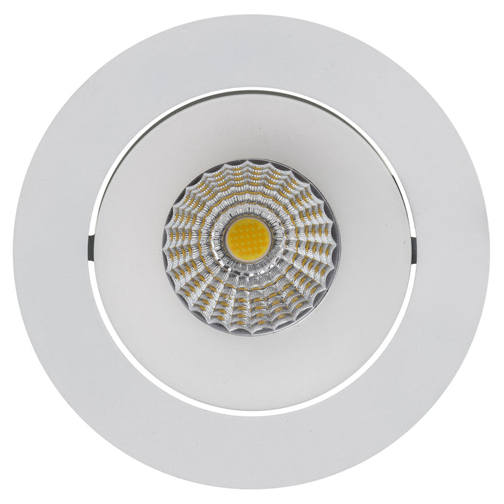 HCP-81350513 - White Round Tilt 13w Dali Tunable Recessed LED Downlight