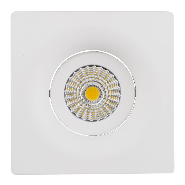 HCP-81350813 - White Square Tilt 13w Dali Tunable Recessed LED Downlight