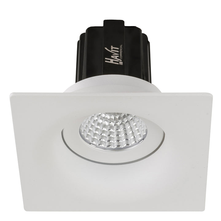 HCP-81350813 - White Square Tilt 13w Dali Tunable Recessed LED Downlight