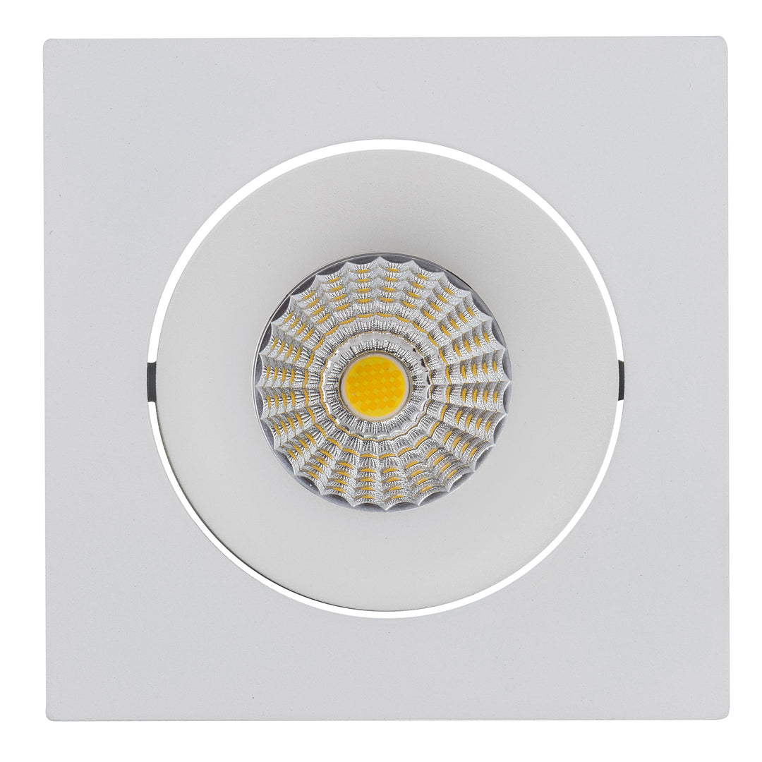 HCP-81350913 - White Square Tilt 13w Dali Tunable Recessed LED Downlight