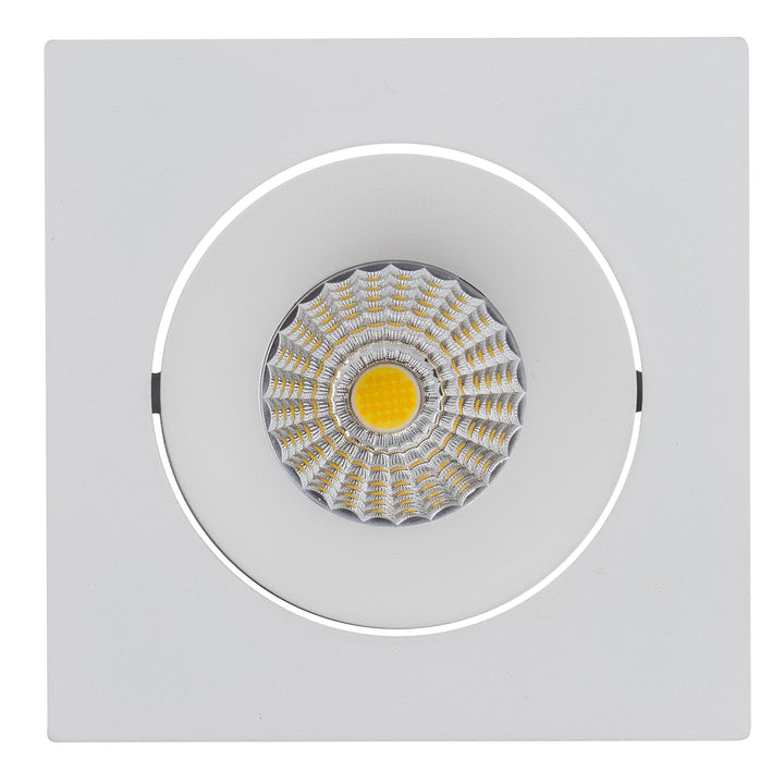 HCP-81350913 - White Square Tilt 13w Dali Tunable Recessed LED Downlight