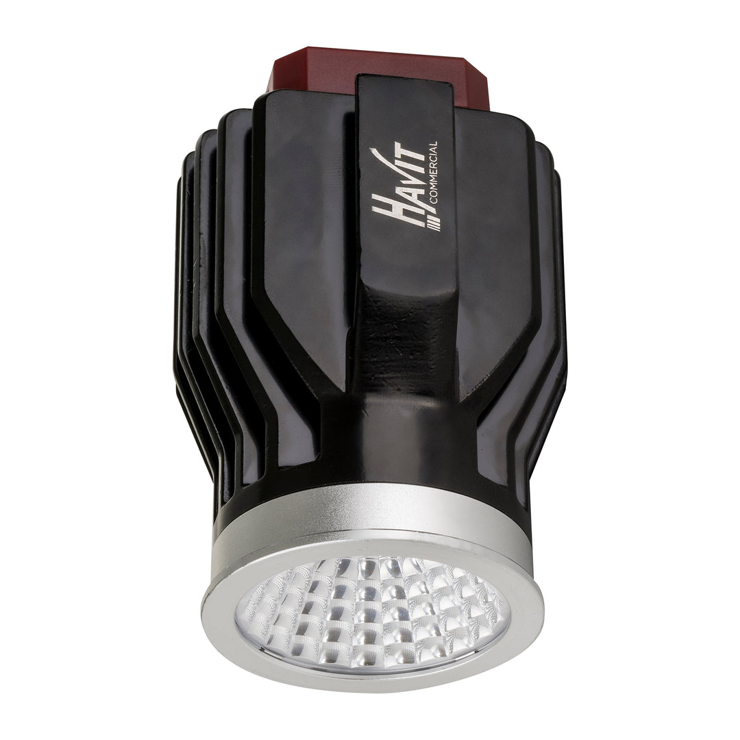 HCP-81220317 / HCP-81240317 - Black Round Deep Fixed 17w Recessed LED Downlight