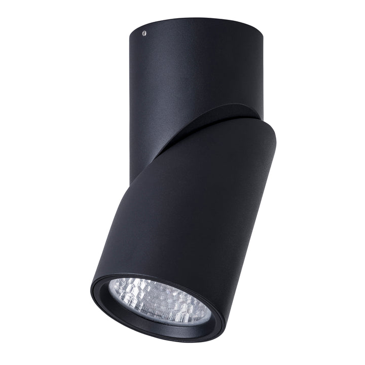 HCP-8821804 - Black 18w Rotatable  Dali 2 Dimmable Surface Mounted LED Downlight