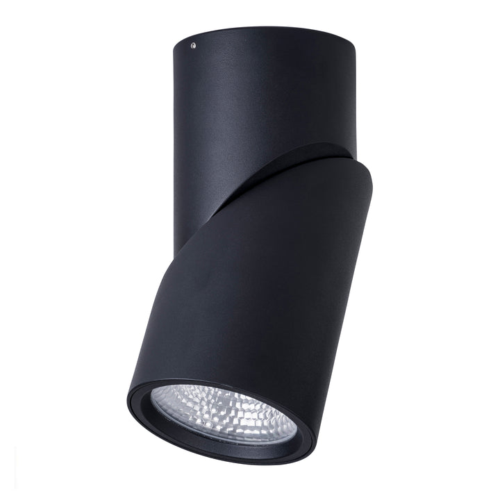 HCP-8822404 - Black 24w Rotatable  Dali 2 Dimmable Surface Mounted LED Downlight