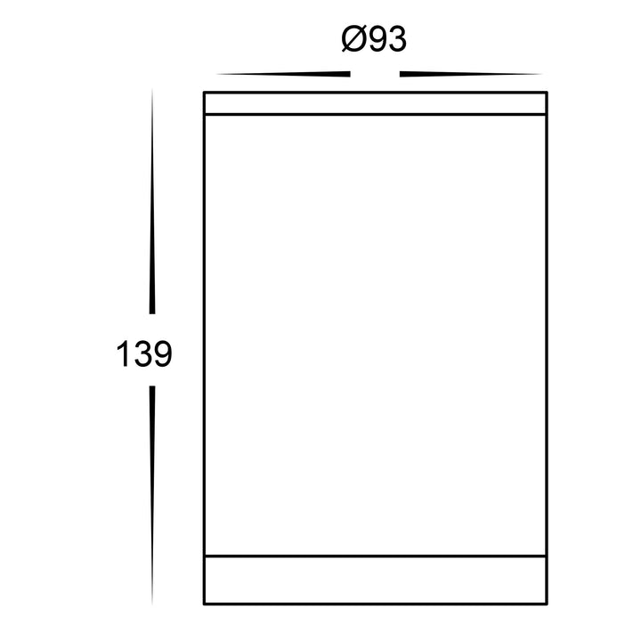 HCP-8921201 - Black Fixed Down 12w LED Downlight