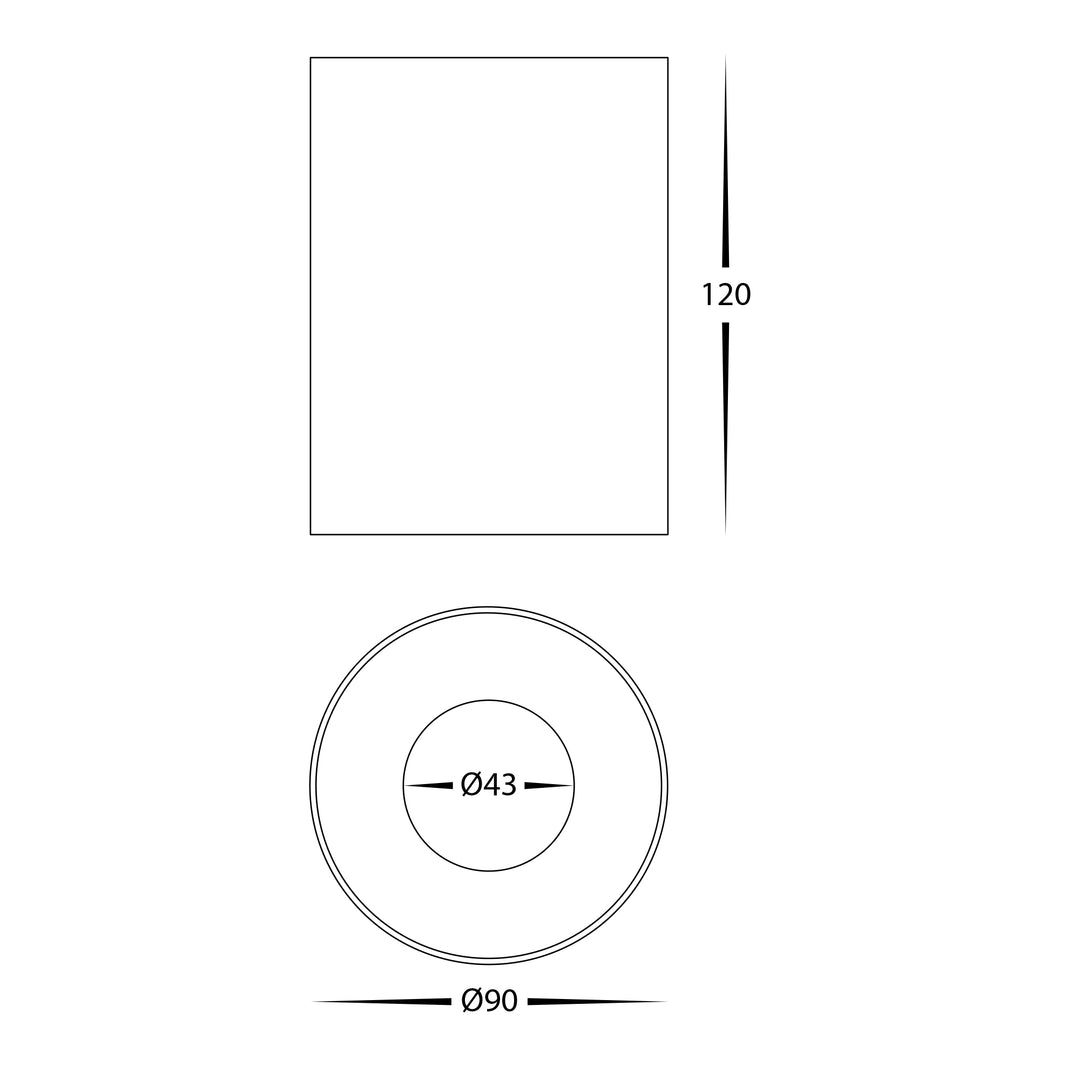 HCP-8931224 - White 12w Dali 2 Dimmable Surface Mounted LED Downlight