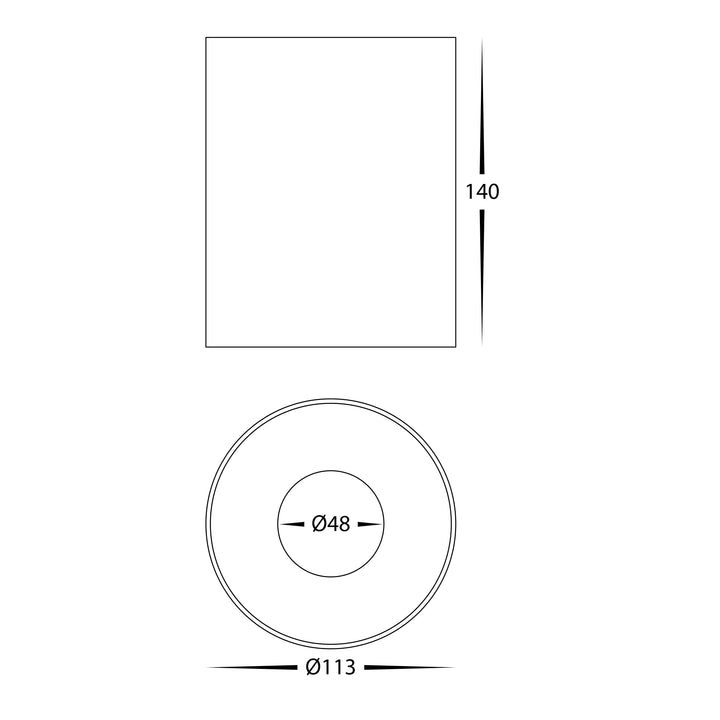 HCP-8931824 - White 18w Dali 2 Dimmable Surface Mounted LED Downlight