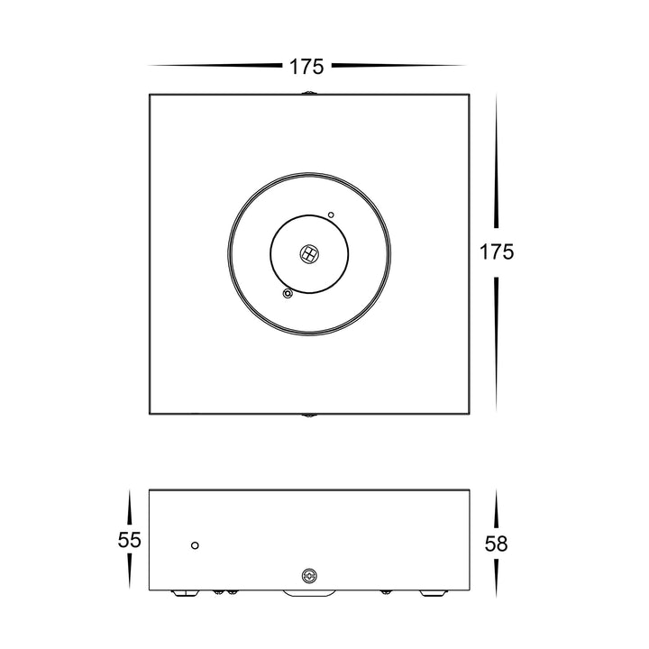 HCP-91302 - Surface Mounted 3w LED Spitfire